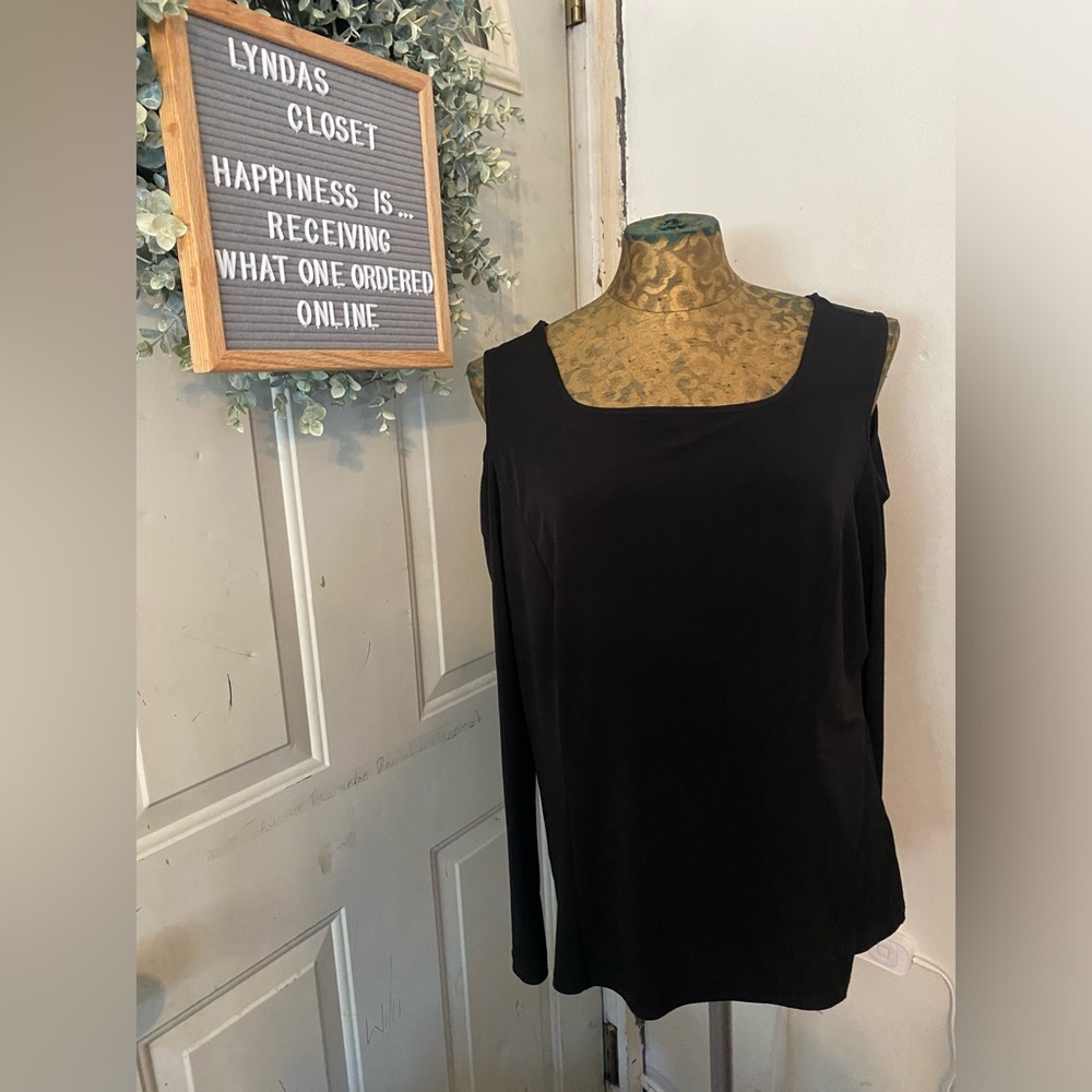 Black Open Shoulder George Simonton Bouse Size XL